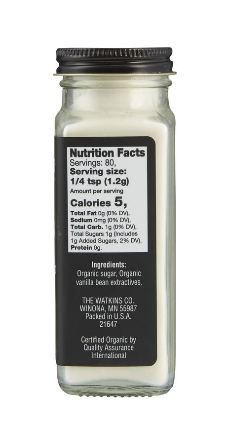 Watkins Seasoning Vanilla Powder, Case of 3, 3.4 Oz