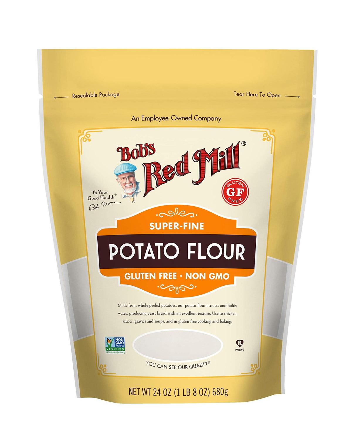 Bob's Red Mill Gluten-Free Potato Flour, 24 oz, Pack of 4