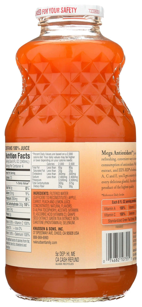R.W. Knudsen Mega Antioxidant Juice, 32 fl oz., Pack of 6