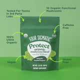 Four Sigmatic Protect Mushroom Blend, Organic Adaptogen & Antioxidant Drink Mix, 2.12 Oz