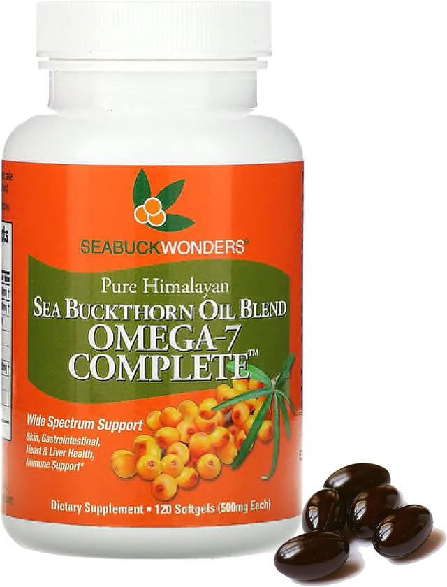 Seabuck Wonders Sea Buckthorn Oil Blend - 120 Softgels, 500mg - Cozy Farm 