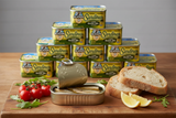 Season Brand Sardines Lifestyle with Stack of 12