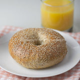New York Sesame Bagels, 1 Dozen, Fresh Hand-Rolled NYC Bagels, Gift Box