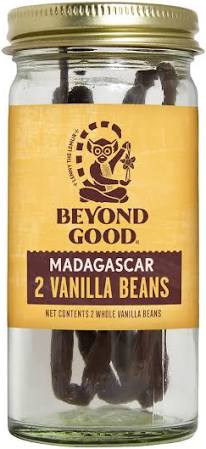 Beyond Good - Madagascar Vanilla Beans, 2 ct (Pack of 6) - Gluten & Wheat Free