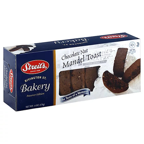 Streit's 6 Oz Chocolate Nut Mandel Loaf - Case of 12 - Cozy Farm 