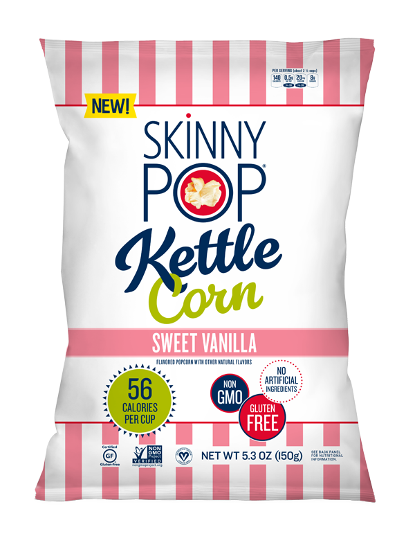 Bags  Skinnypop Popcorn (Pack of 12) 5.3oz Kettle Vanilla Bags - Cozy Farm 
