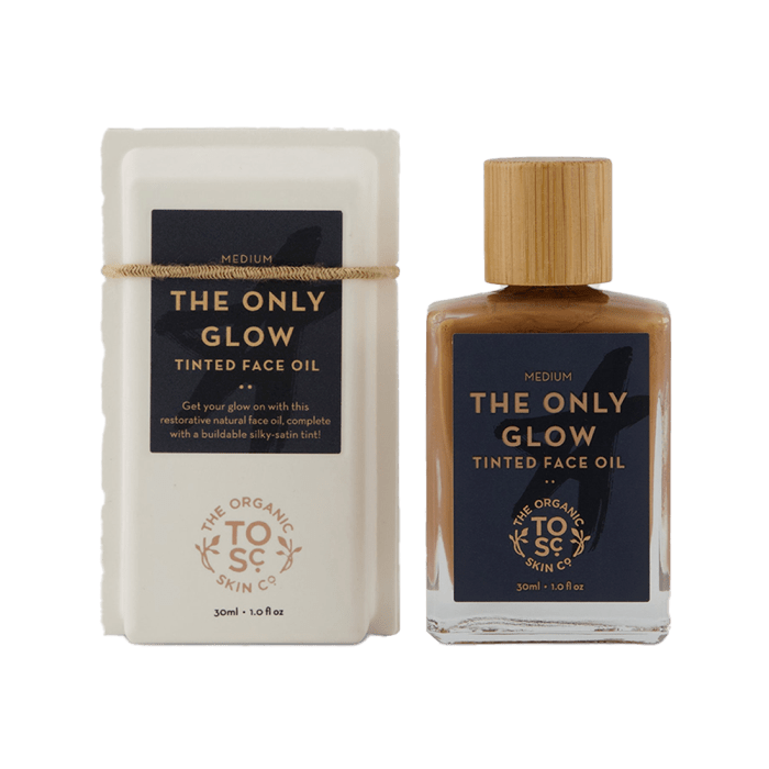 The Organic Skin Co. - Tinted Face Oil, Medium, 1 fl oz - Natural Coverage Makeup