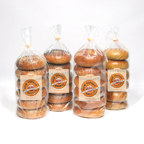 The Astoria, 2 Dozen NYC Bagels, 4 Varieties, Fresh Hand-Rolled, Gift Box