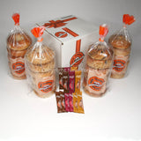 The New Yorker + Spreads, NYC Bagel Variety Box with Chocolate Hazelnut & Raspberry Jam