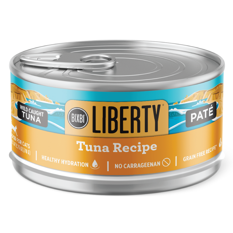 Bixbi - Librty Tuna Pate Cat Food, 2.75 oz (Case of 24) - Grain Free Formula