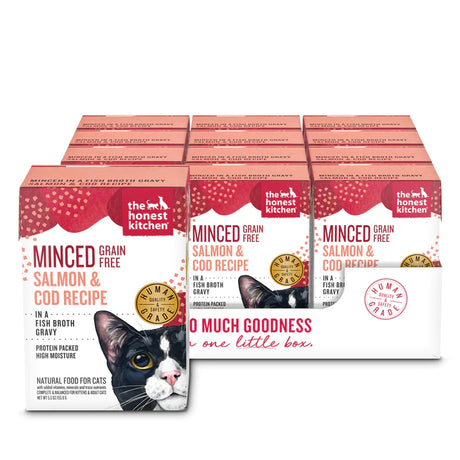 The Honest Kitchen - Cat Fd Salmon Cod Gravy (Pack of 12-5.5 Oz) - Cozy Farm 