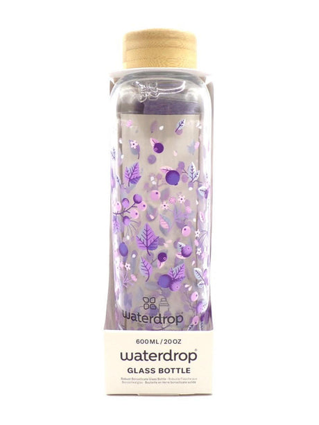 Waterdrop Glass Bottle Boost 20oz (Pack of 4) - Hydration On-The-Go