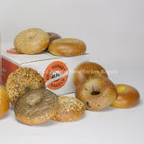 New York Whole Wheat Everything Bagels, 2 Dozen, Fresh Hand-Rolled NYC Bagels