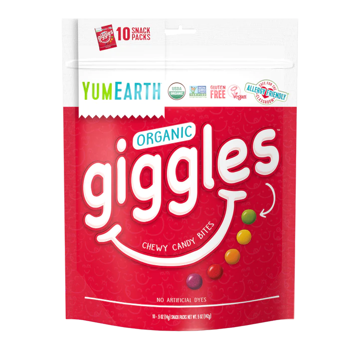 YumEarth Candy Giggles (Pack of 12 5oz) - Cozy Farm 