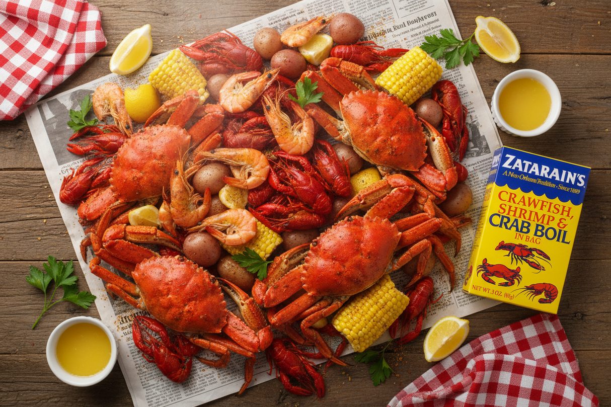 Zatarain's Crab Boil Seafood Feast