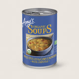 Amy's Organic Low-Sodium Sweet Potato Corn Soup (Pack of 12-14 Oz) - Cozy Farm 