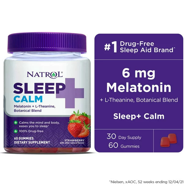 Natrol Sleep+Calm Gummy (Pack of 60) - Cozy Farm 
