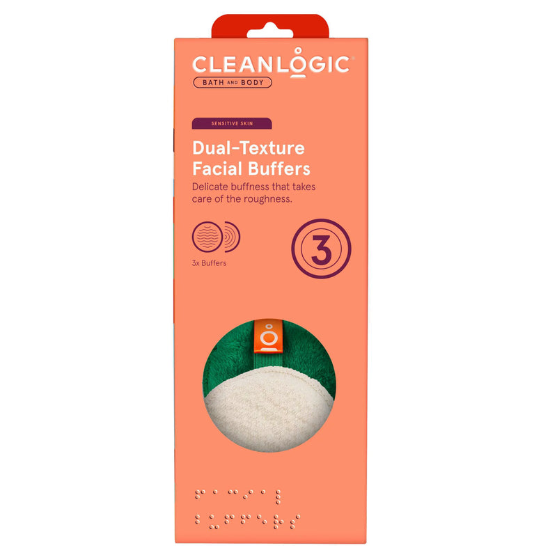 Cleanlogic Dual Texture Facial Buffr (Pack of 3) - Cozy Farm 
