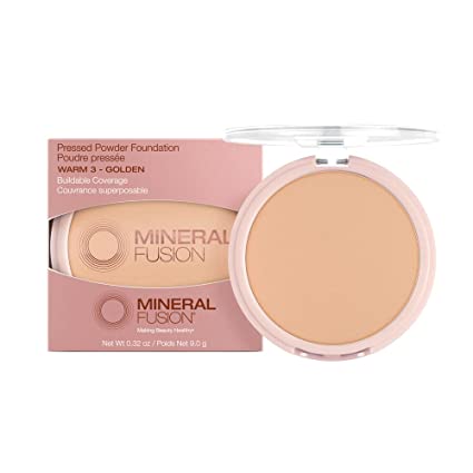 Mineral Fusion Warm 3 Pressed Powder Foundation - 0.32 Oz - Cozy Farm 