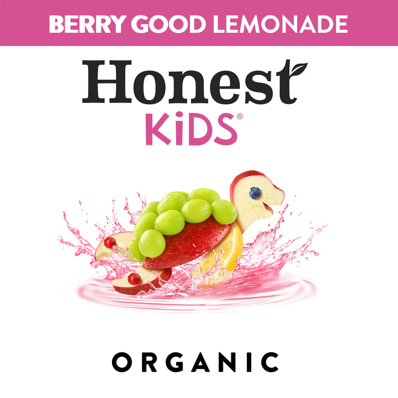 Honest Kids (Pack of 5-8/6 Fl Oz) Juc'drk Berry Goodness Lemonade - Cozy Farm 
