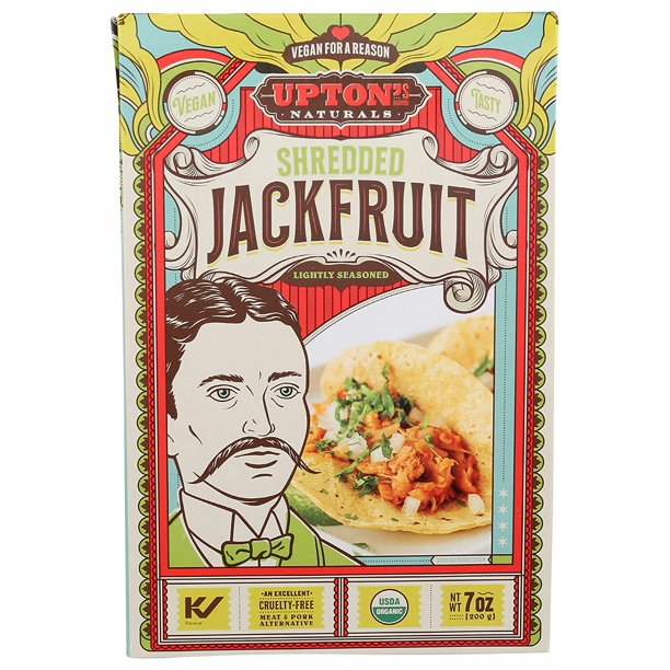 Upton's Naturals - Jackfruit Shredded Lightly Seasoned (Pack of 6-7 Oz) - Cozy Farm 