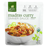 Simply Organic Madras Curry Simmer Sauce (6 Oz, Pack of 6) - Cozy Farm 