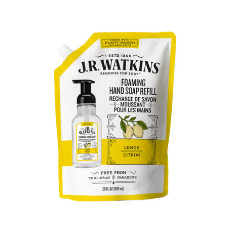 J.R. Watkins Lemon Foam Hand Soap Refill, 28 Fl Oz (Pack of 3) - Cozy Farm 