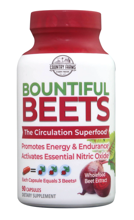 Country Farms Bountiful Beet 90 Capsules - Cozy Farm 