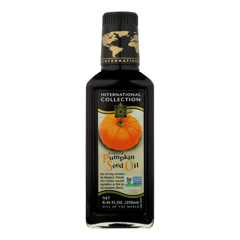 International Collection Oil | Virgin Pumpkin Seed Oil | Case of 6 | 8.45 Fl Oz. - Cozy Farm 