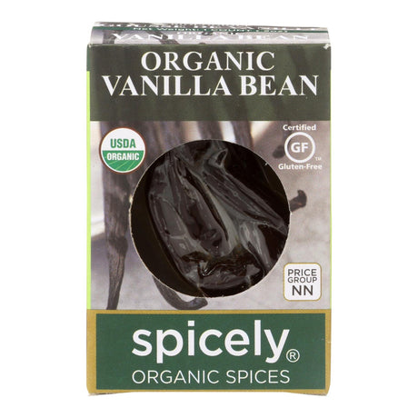 Spicely Organics Premium Organic Vanilla Bean (Pack of 6 - 0.2 Oz) - Cozy Farm 