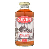 Seven Teas Tea White Peach Oolong - Case of 12-16 oz - (Pack of 12) - Cozy Farm 