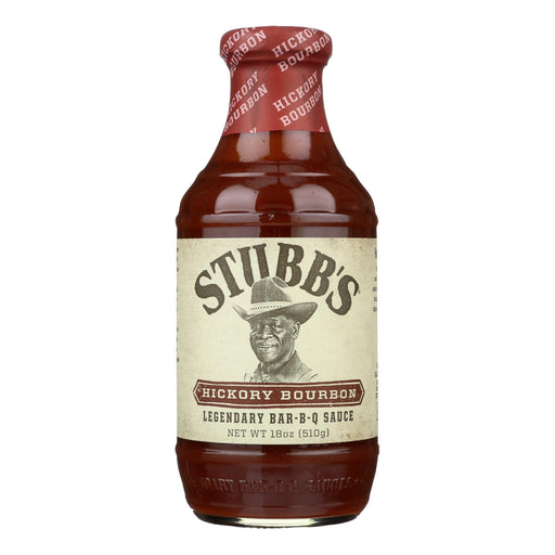Stubb's BBQ Sauce (Pack of 6) - Hickory Bourbon - 18 Fl Oz - Cozy Farm 