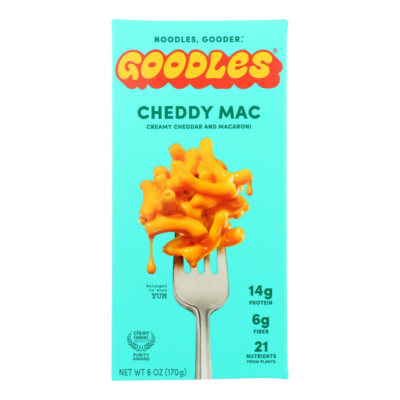 Goodles Mac & Cheese Cheddy Mac - Case of 12 - 6 Oz - Cozy Farm 