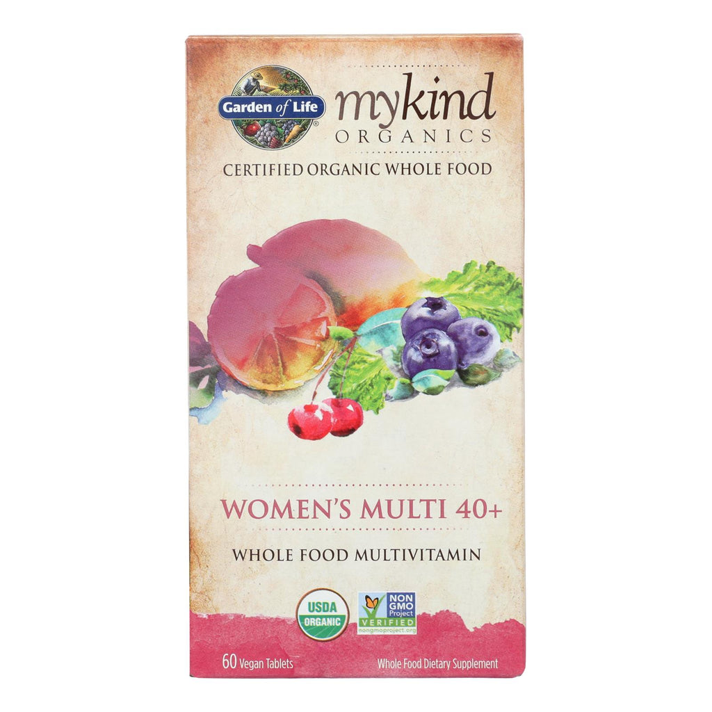 Garden Of Life Mykind Organics Women's Multi 40+ Multivitamin Dietary Supplement  - 1 Each - 60 Cap - Cozy Farm 