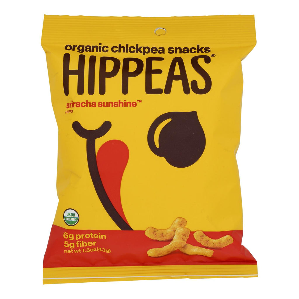 Hippeas - Chckpea Puff Sriracha - Case Of 6-1.5 Oz - Cozy Farm 