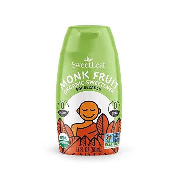 Sweet Leaf Unflavored Organic Monkfruit Sweetener Squeeze | 1.7 Fl Oz - Cozy Farm 