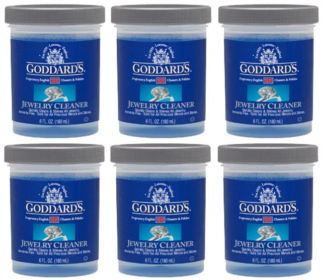 Goddard's Jewelry Cleaner Kit (Pack of 6 - 6 Fl Oz ea) - Cozy Farm 