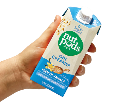 Nutpods Oat Unsweetened Vanilla Creamer (Pack of 12) 11.2 Fl Oz - Cozy Farm 