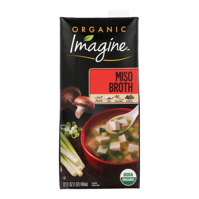 Imagine Foods - Broth Miso - Case Of 6-32 Fz - Cozy Farm 