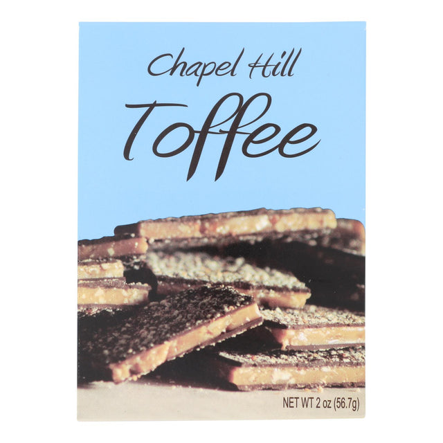 Chapel Hill Toffee - Indulgent Pecan & Dark Chocolate Toffee for a Moment to Savor - 2 Oz (Pack of 24) - Cozy Farm 