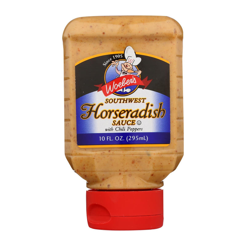 Woeber's Supreme Southwest Horseradish Sauce - Case Of 6 - 10 Oz. - Cozy Farm 