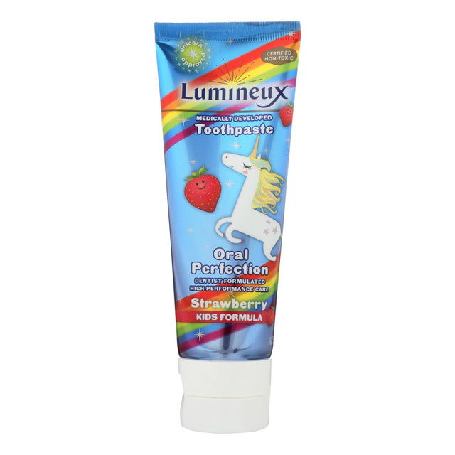 Lumineux  Oral Essentials Kids Strawberry Toothpaste - Natural Flavor - 3.75 Oz - Cozy Farm 