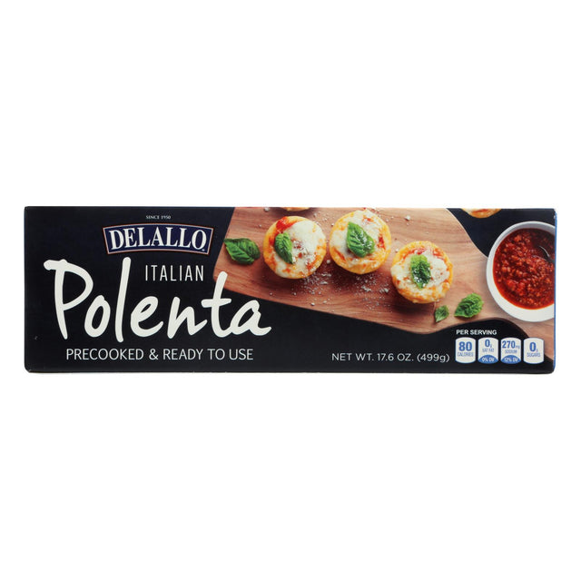 Delallo Italian Polenta - Case Of 12 - 17.6 Oz - Cozy Farm 