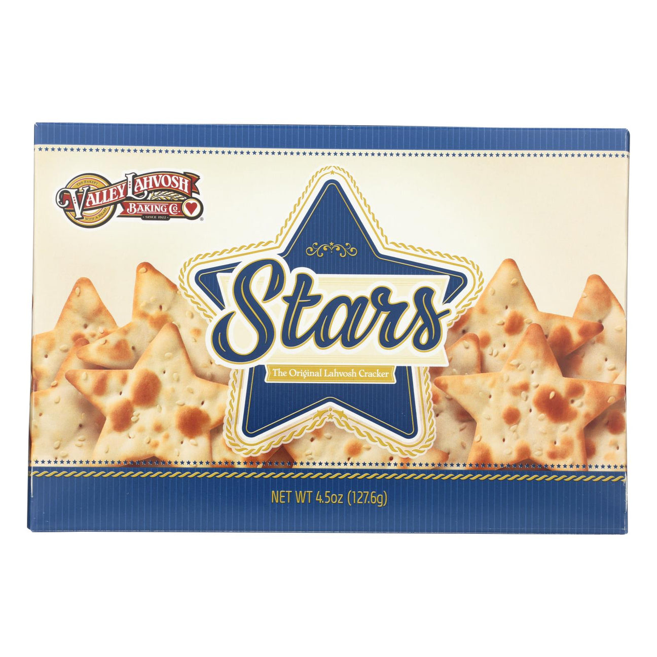 Valley Lahvosh Crispbread Stars Original - 4.5 Oz (Pack of 12) - Cozy Farm 