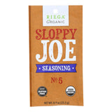 Riega Foods Organic Sloppy Joe Seasoning - Case Of 8 - 0.9 Oz. - Cozy Farm 