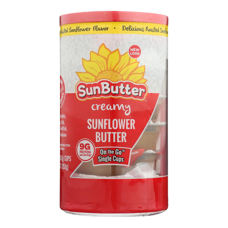 Sun Butter On-the-Go Creamy Sunflower Butter - Case of 6 - 6 x 1.5 Oz - Cozy Farm 