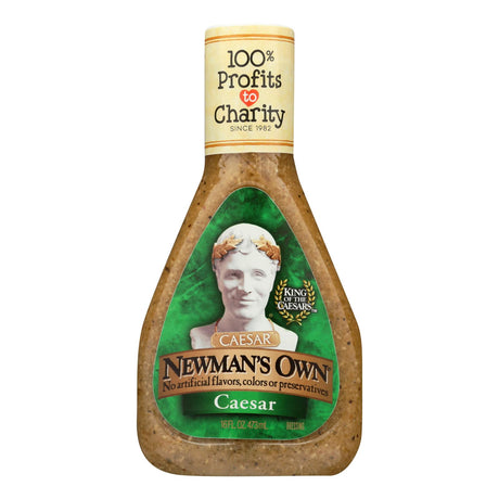 Newman's Own Lite Caesar Dressing - 16 Fl Oz. - Pack of 6 - Cozy Farm 