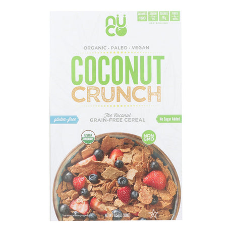 Nuco Organic Coconut Crunch Cereal, 10.5 oz, Case of 6 - Cozy Farm 