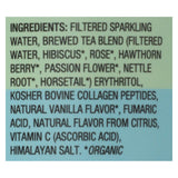 Skin-Te Sparkling Cologn Tea Hibi Vanilla, 12 Fl Oz (Pack of 12) - Cozy Farm 