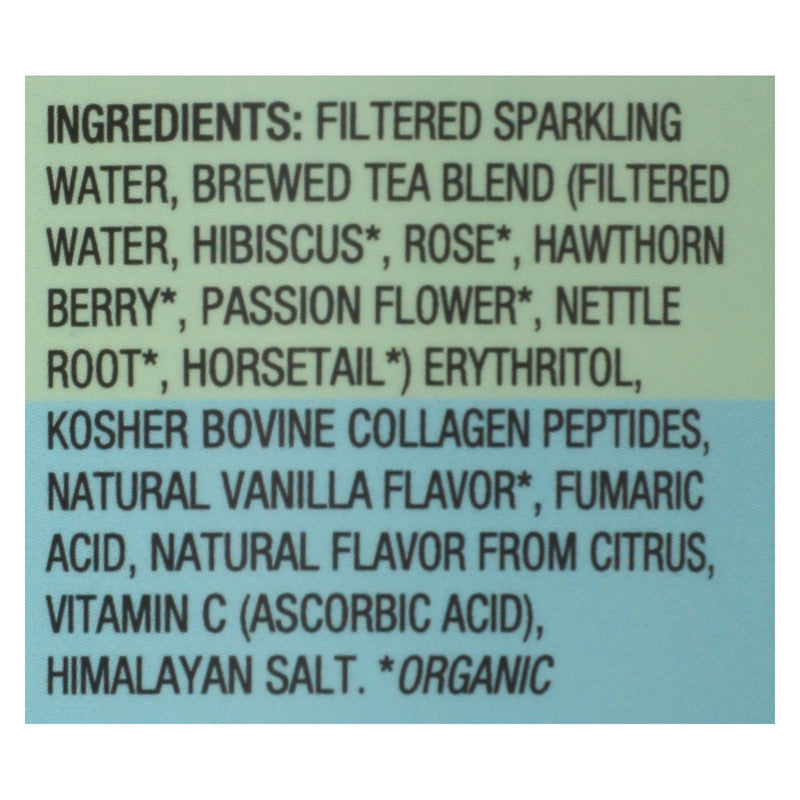 Skin-Te Sparkling Cologn Tea Hibi Vanilla, 12 Fl Oz (Pack of 12) - Cozy Farm 